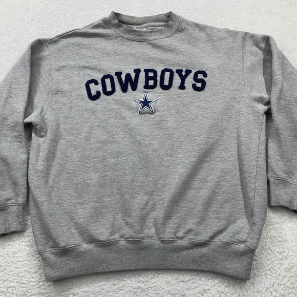 Dallas Cowboys Authentic Apparel Crewneck Sweatshirt Pullover Comfy Womens - Picture 1 of 8